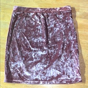 Velvet Skirt